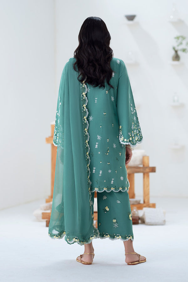 Maryum N Maria | Noore Winters 25 | 3 Piece Embroidered Khaddar TABANA - FSU5676 - House Of Hania