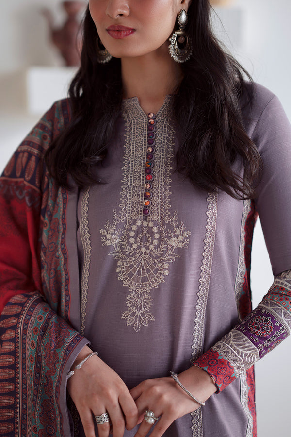 Maryum N Maria | Noore Winters 25 | Khaddar ZALAAN - FSU5672 - House Of Hania