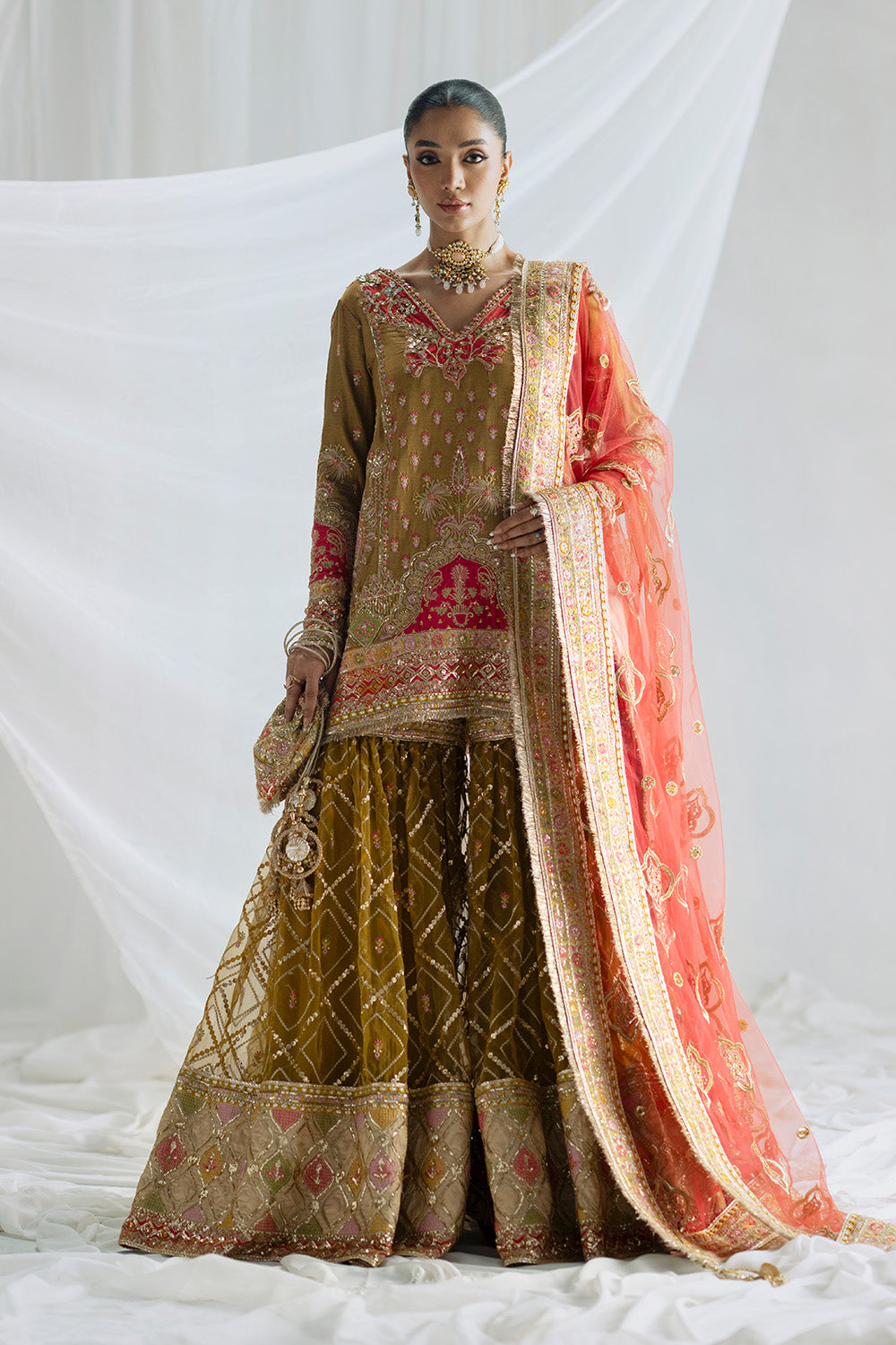 Maryum N Maria | Serene Wedding Dresses | AADHISHAKTI - MSS5848 - House Of Hania