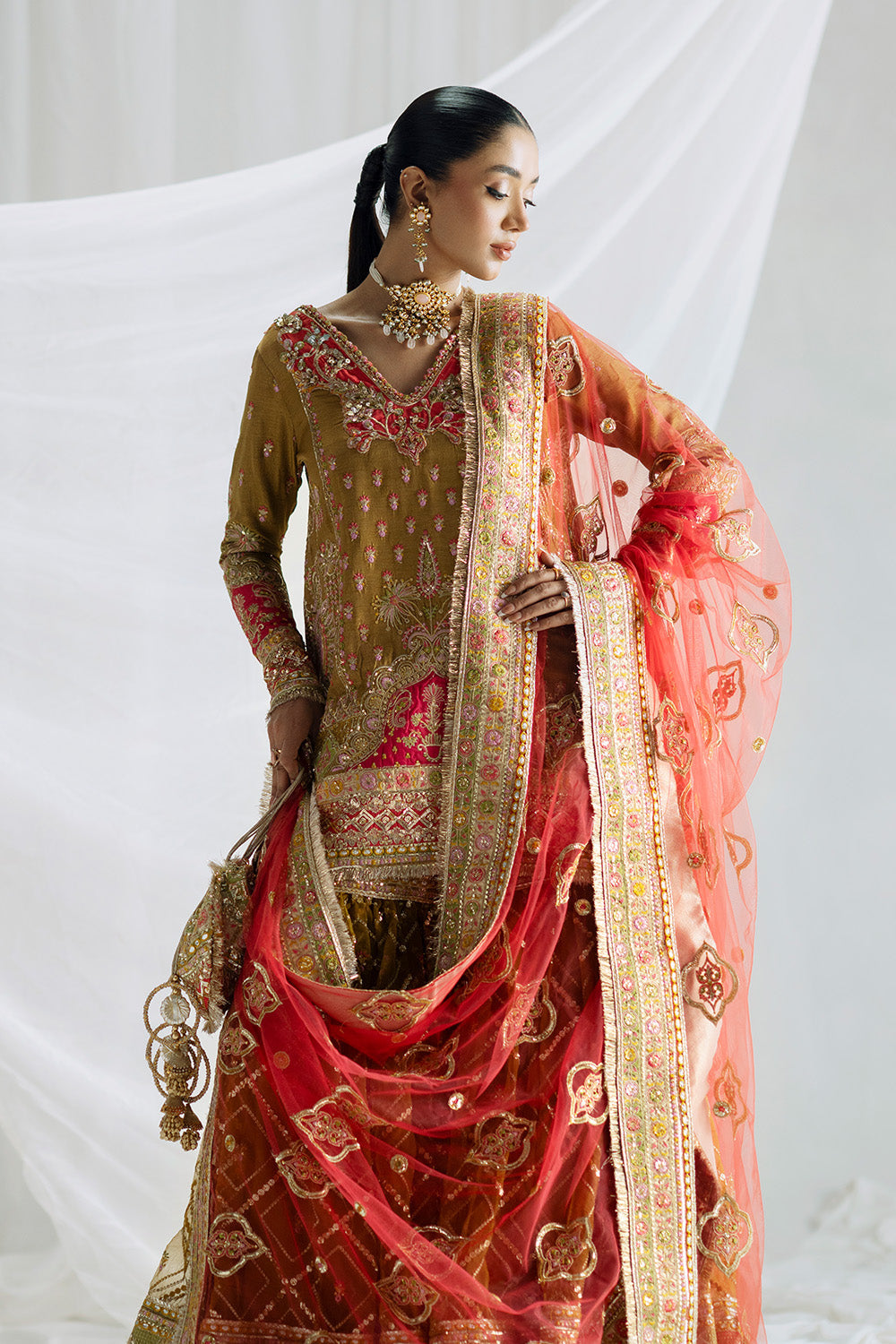 Maryum N Maria | Serene Wedding Dresses | AADHISHAKTI - MSS5848 - House Of Hania