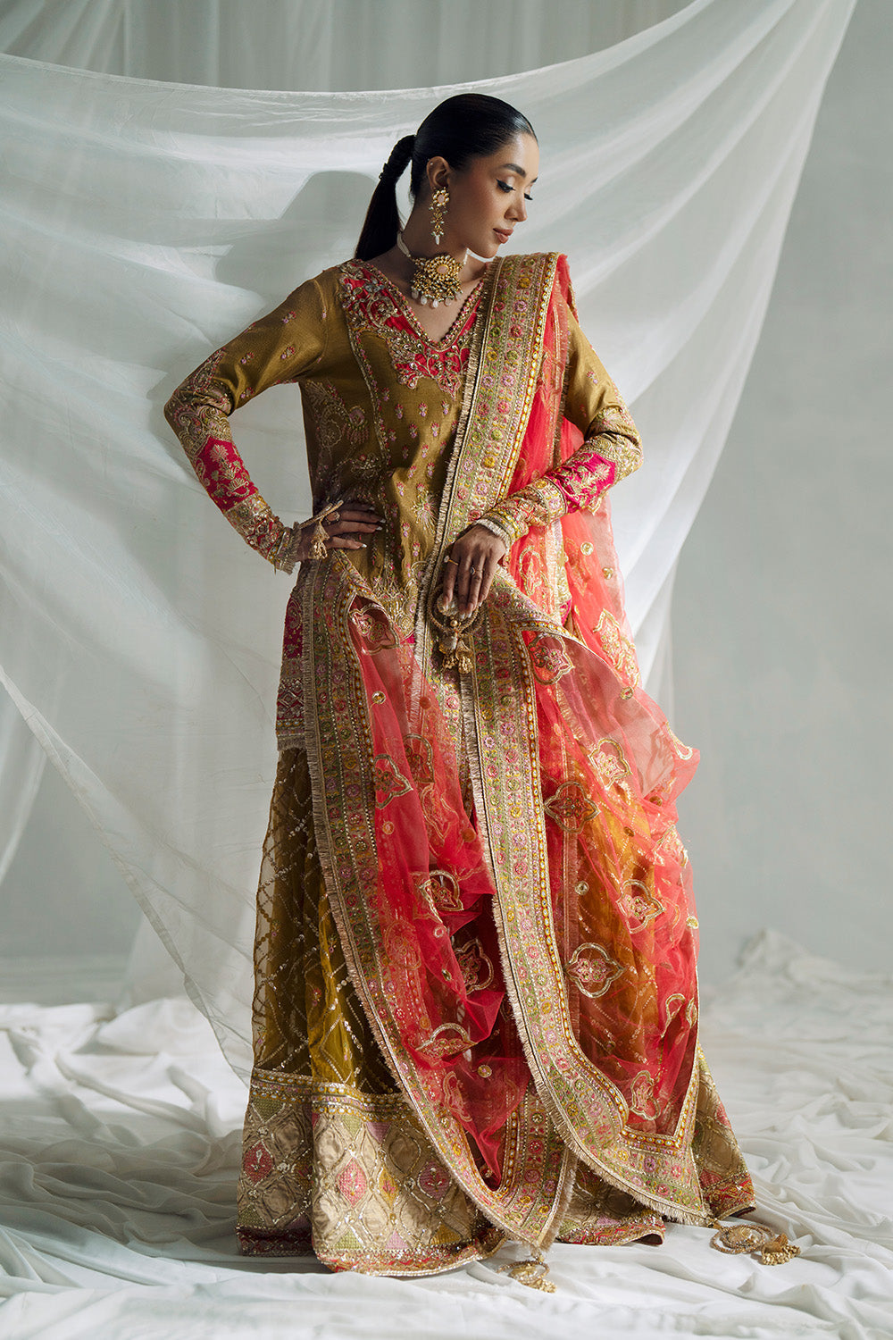 Maryum N Maria | Serene Wedding Dresses | AADHISHAKTI - MSS5848 - House Of Hania