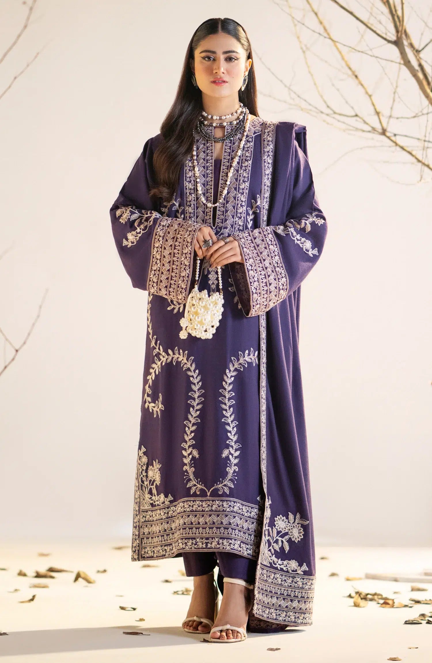 Maryum N Maria | Shehr Bano Winter 23 | Harva MW23556 - House Of Hania