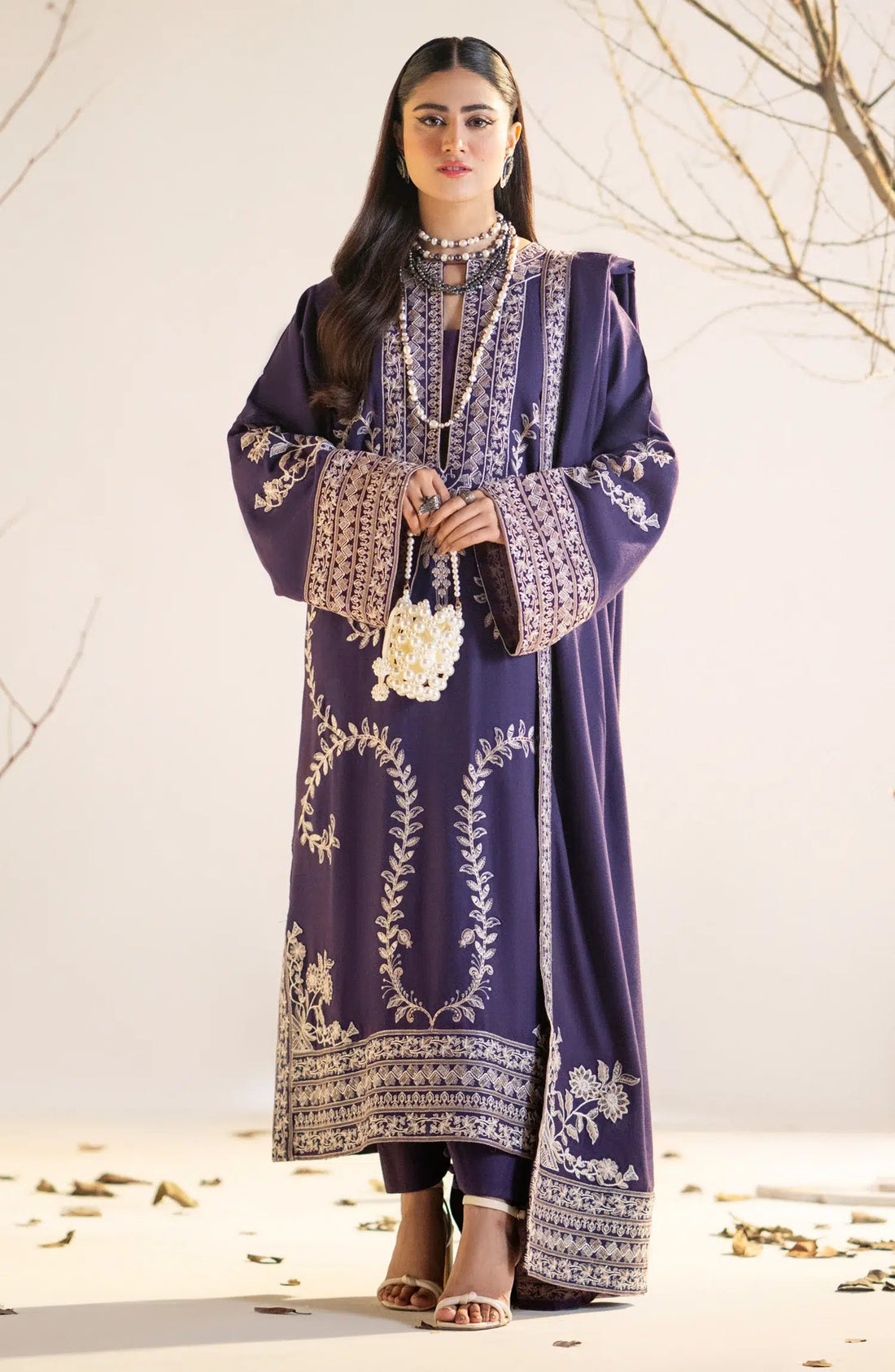 Maryum N Maria | Shehr Bano Winter 23 | Harva MW23556 - House Of Hania