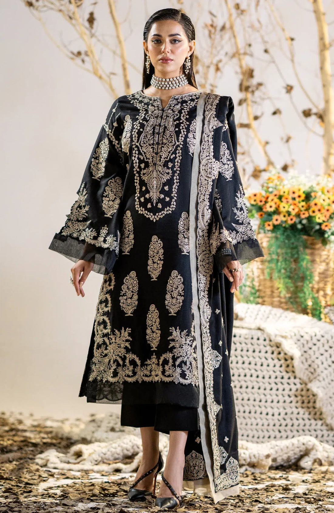 Maryum N Maria | Shehr Bano Winter 23 | KAJOL MW23561 - House Of Hania