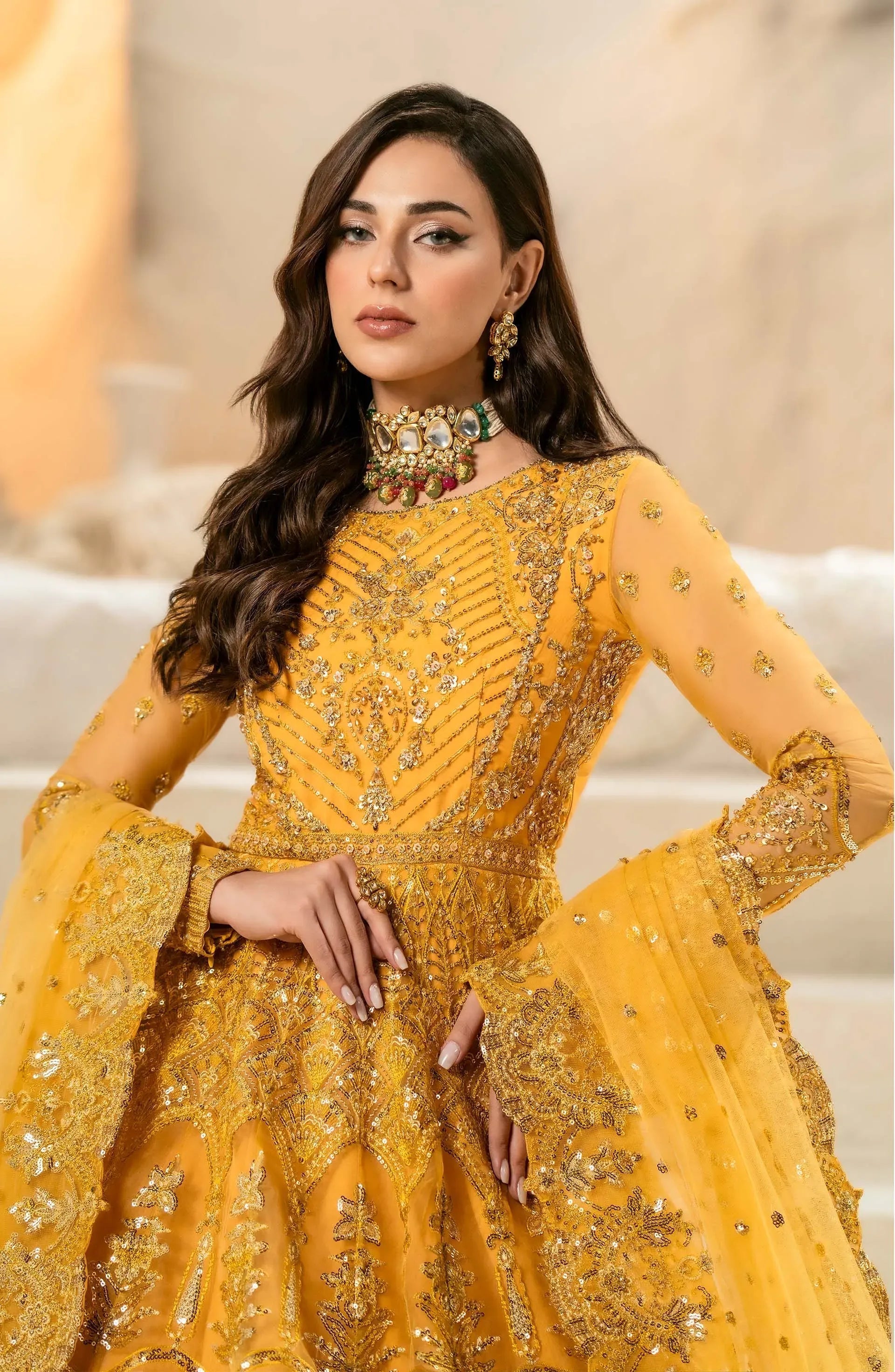 Maryum N Maria | Signature Maxi 24 | Banafsheh - MW24-565 - House Of Hania