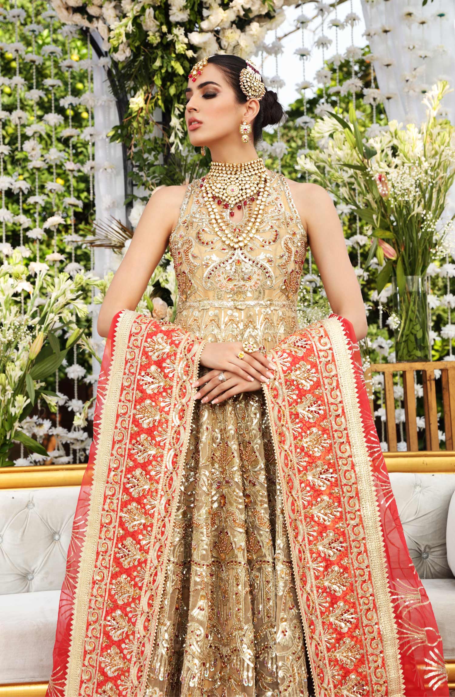 Maryum N Maria | Signature Maxi 24 | Bridal Maxi - Passion Fling (MBM-0013) - House Of Hania