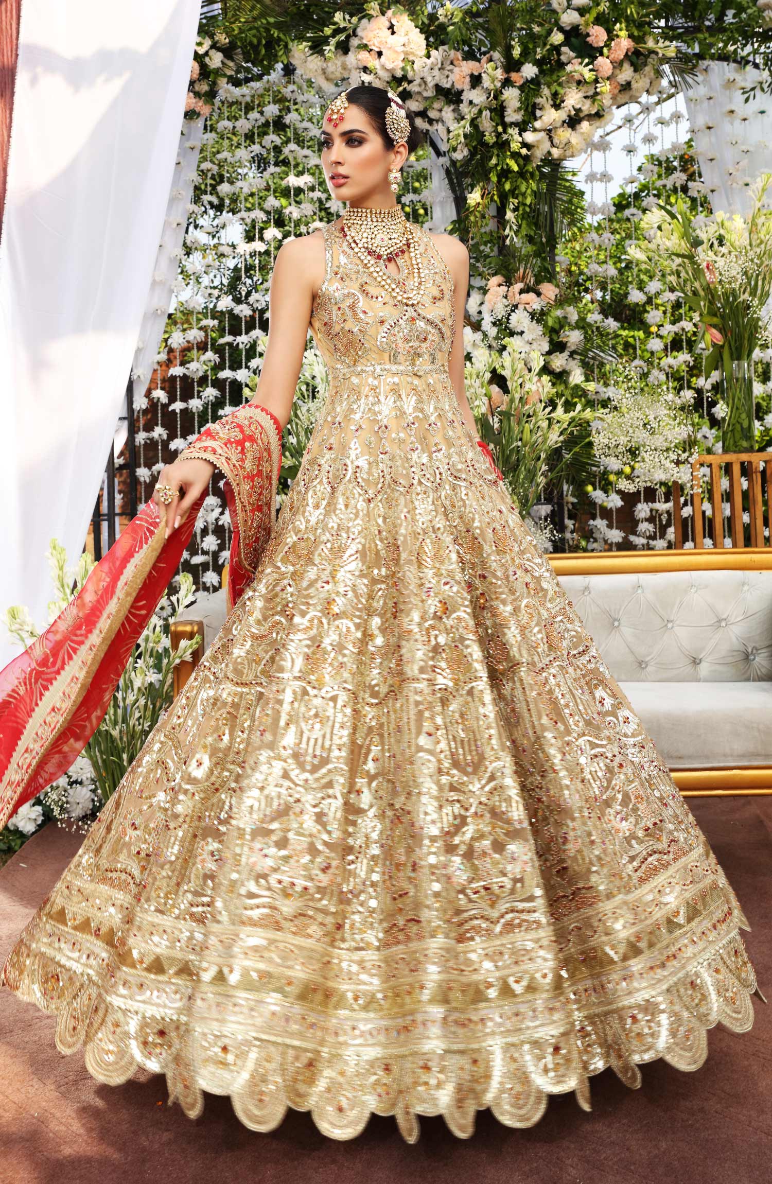 Maryum N Maria | Signature Maxi 24 | Bridal Maxi - Passion Fling (MBM-0013) - House Of Hania