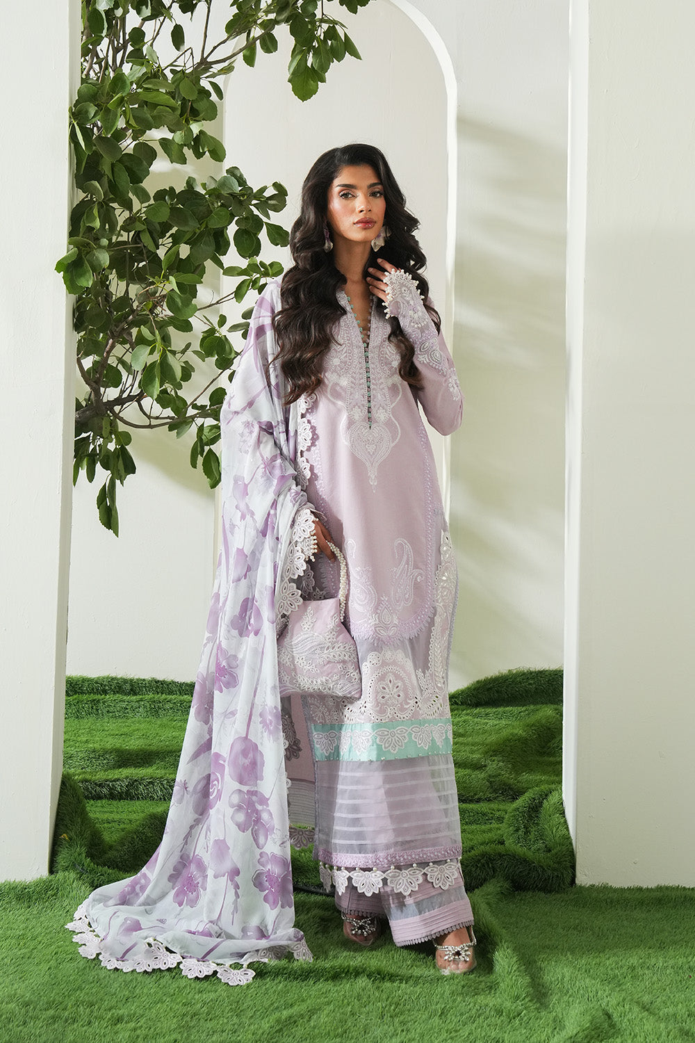Maryum N Maria | Soiree Lawn |  Fragnant - House Of Hania