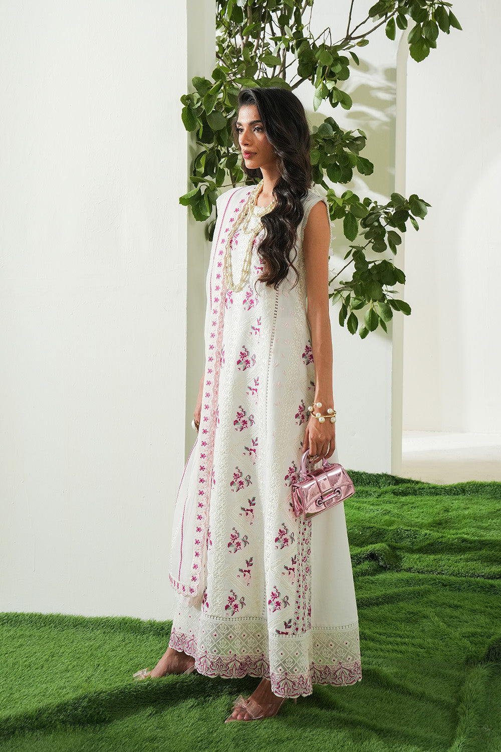 Maryum N Maria | Soiree Lawn |  Frosted Meadow - House Of Hania