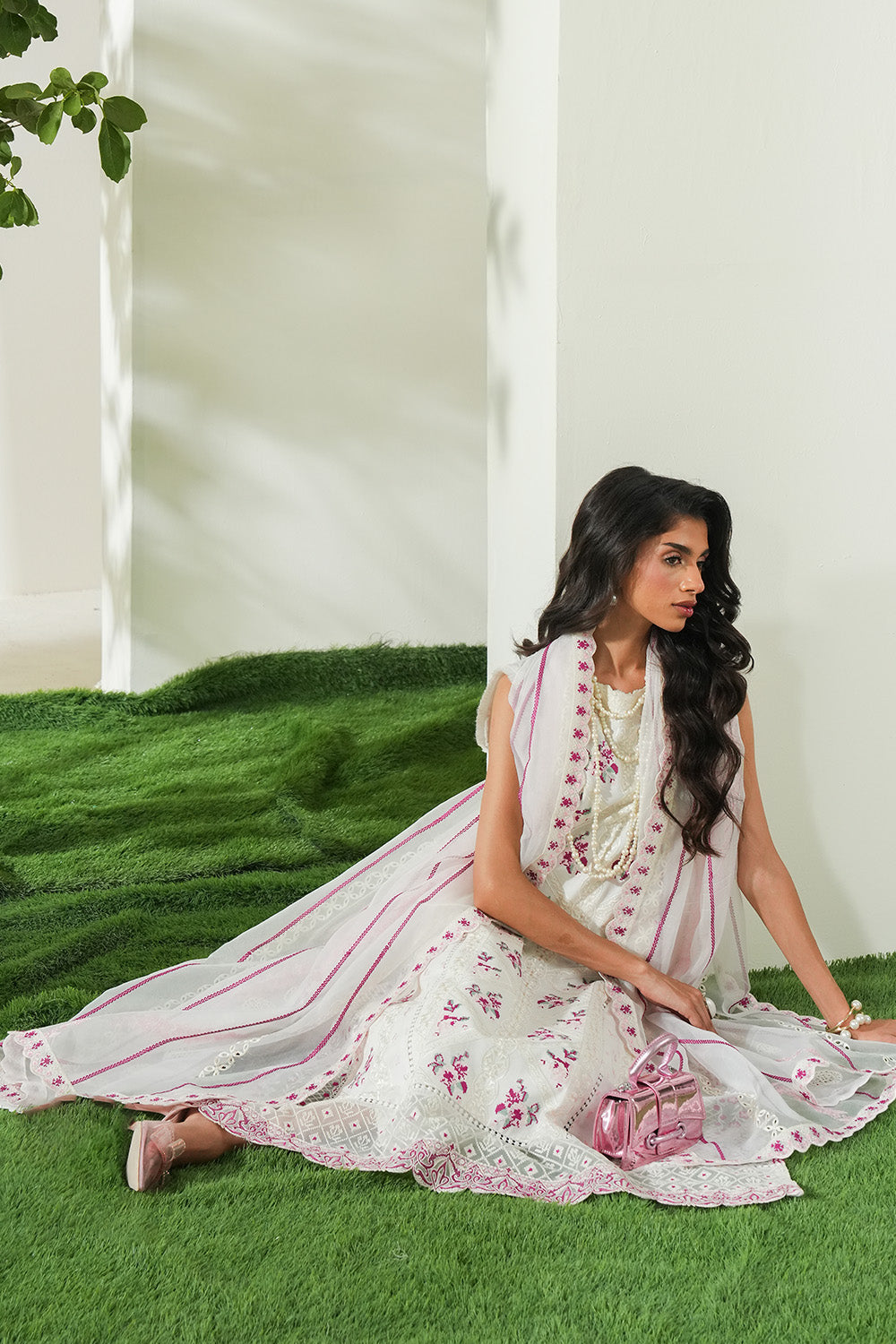 Maryum N Maria | Soiree Lawn |  Frosted Meadow - House Of Hania