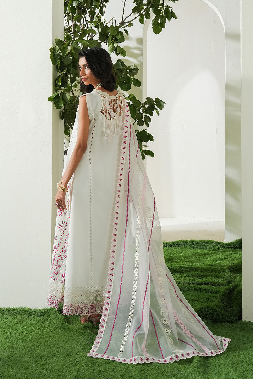 Maryum N Maria | Soiree Lawn |  Frosted Meadow - House Of Hania