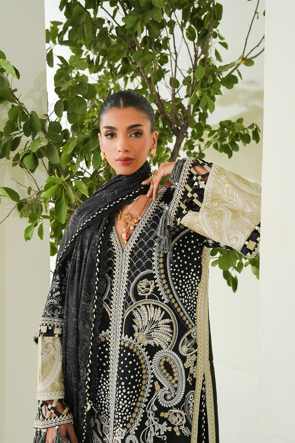 Maryum N Maria | Soiree Lawn |Mirage - House Of Hania