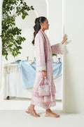 Maryum N Maria | Soiree Lawn | Salmon - House Of Hania