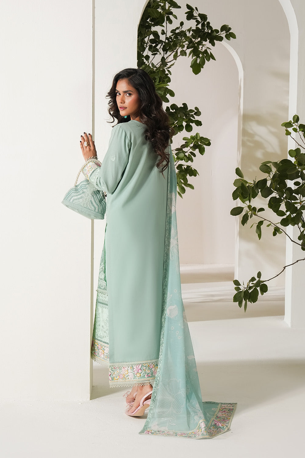 Maryum N Maria | Soiree Lawn | Spring Dew - House Of Hania