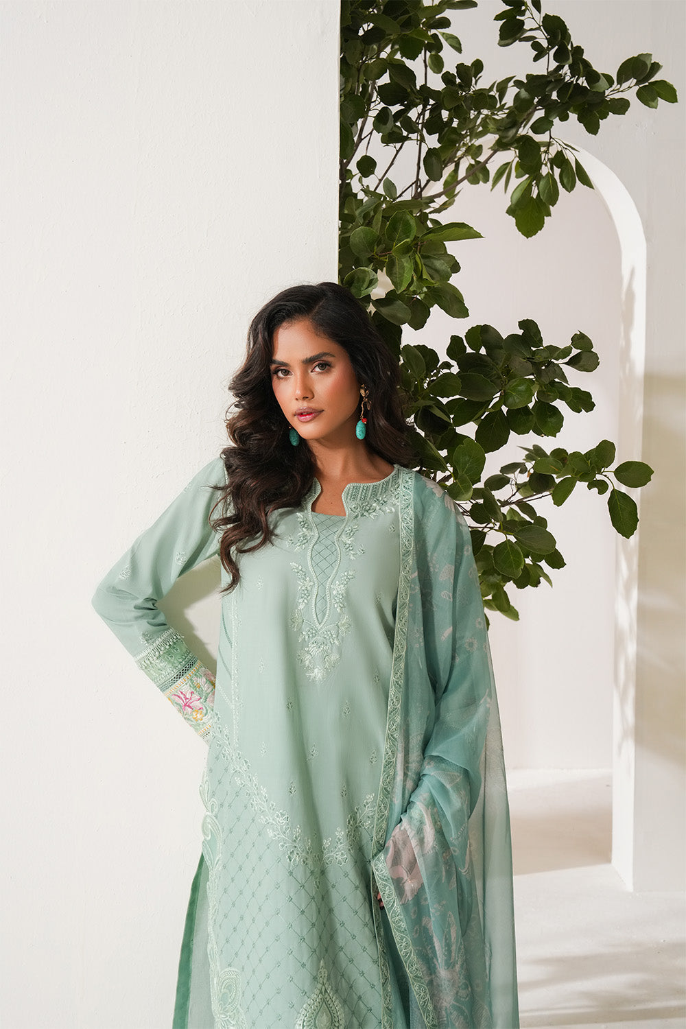 Maryum N Maria | Soiree Lawn | Spring Dew - House Of Hania