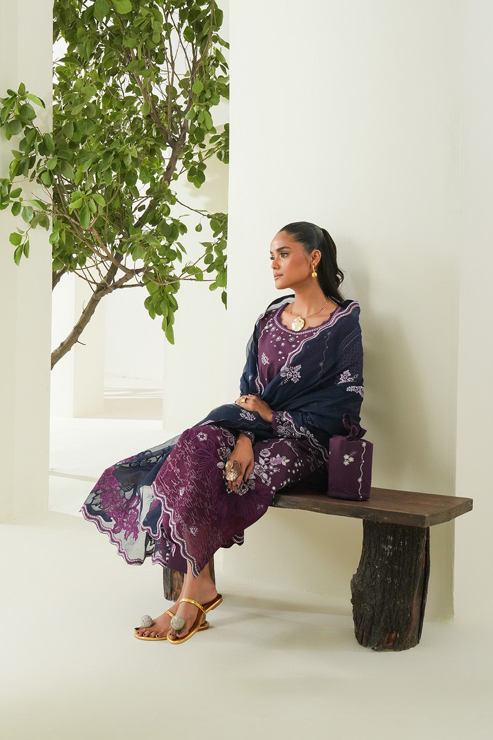 Maryum N Maria | Soiree Lawn | Sweet Pea - House Of Hania