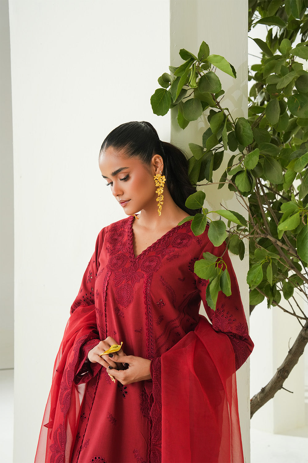 Maryum N Maria | Soiree Lawn | Zinnia - House Of Hania