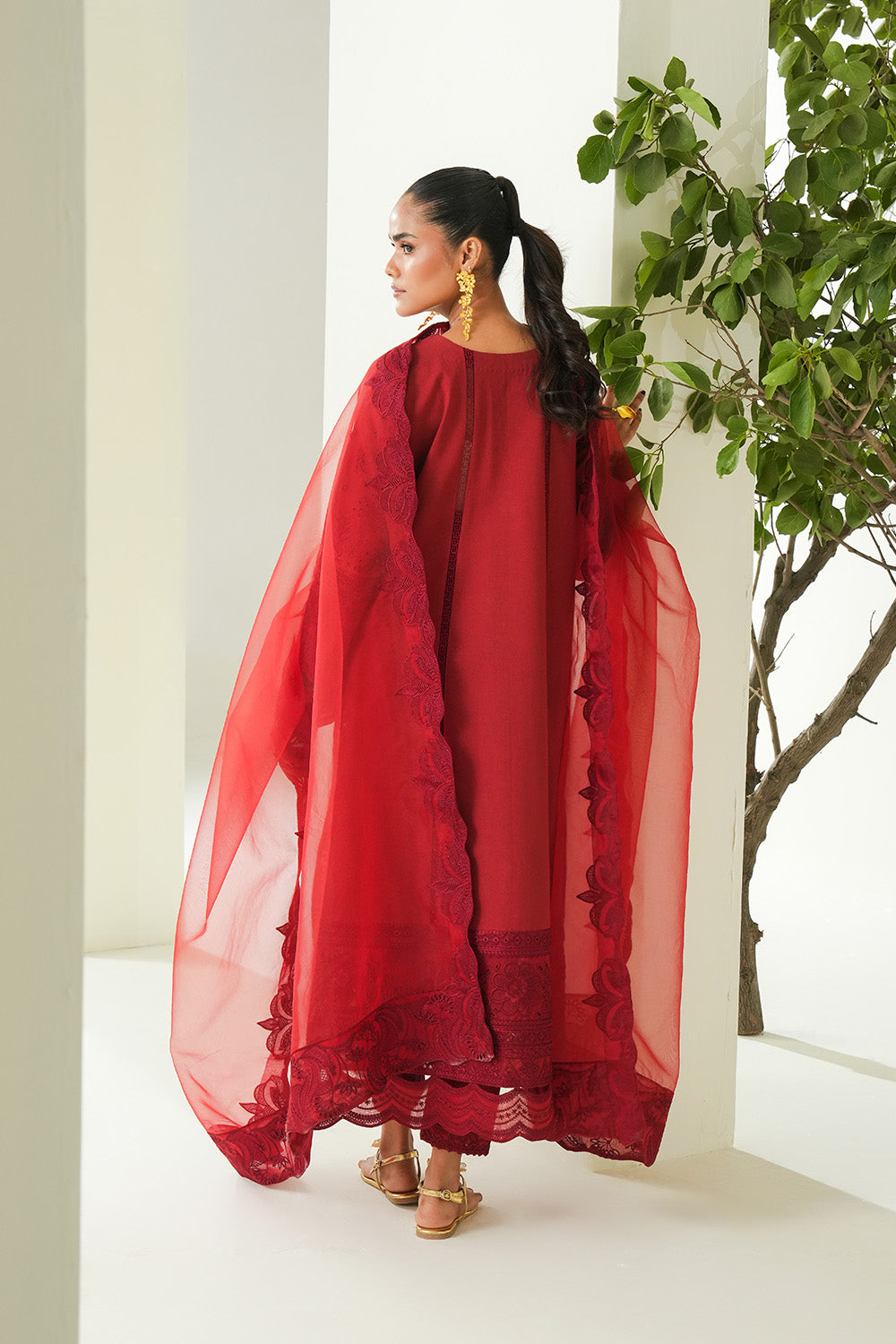 Maryum N Maria | Soiree Lawn | Zinnia - House Of Hania