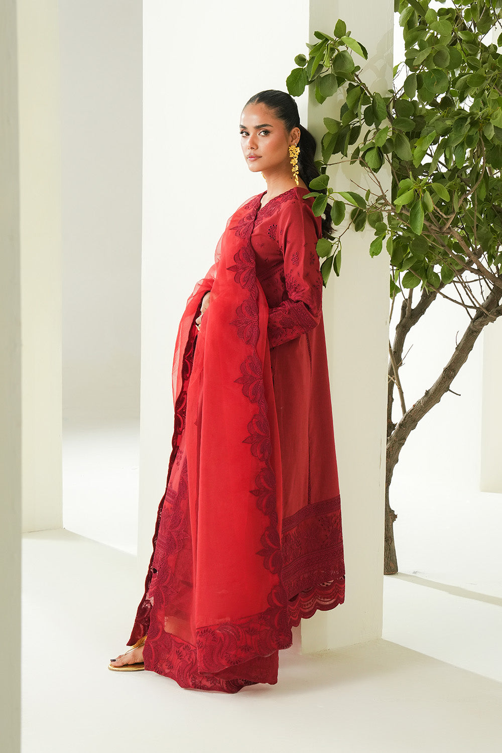 Maryum N Maria | Soiree Lawn | Zinnia - House Of Hania