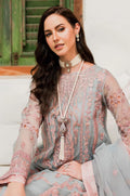 Maryum N Maria | Sorina Luxury Chiffon 23 | Dawn Blue (MW23-510) - House Of Hania