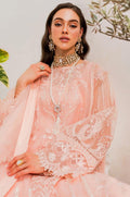Maryum N Maria | Sorina Luxury Chiffon 23 | Peach Parfait (MW23-505) - House Of Hania