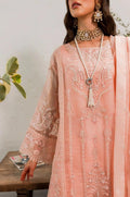 Maryum N Maria | Sorina Luxury Chiffon 23 | Peach Parfait (MW23-505) - House Of Hania