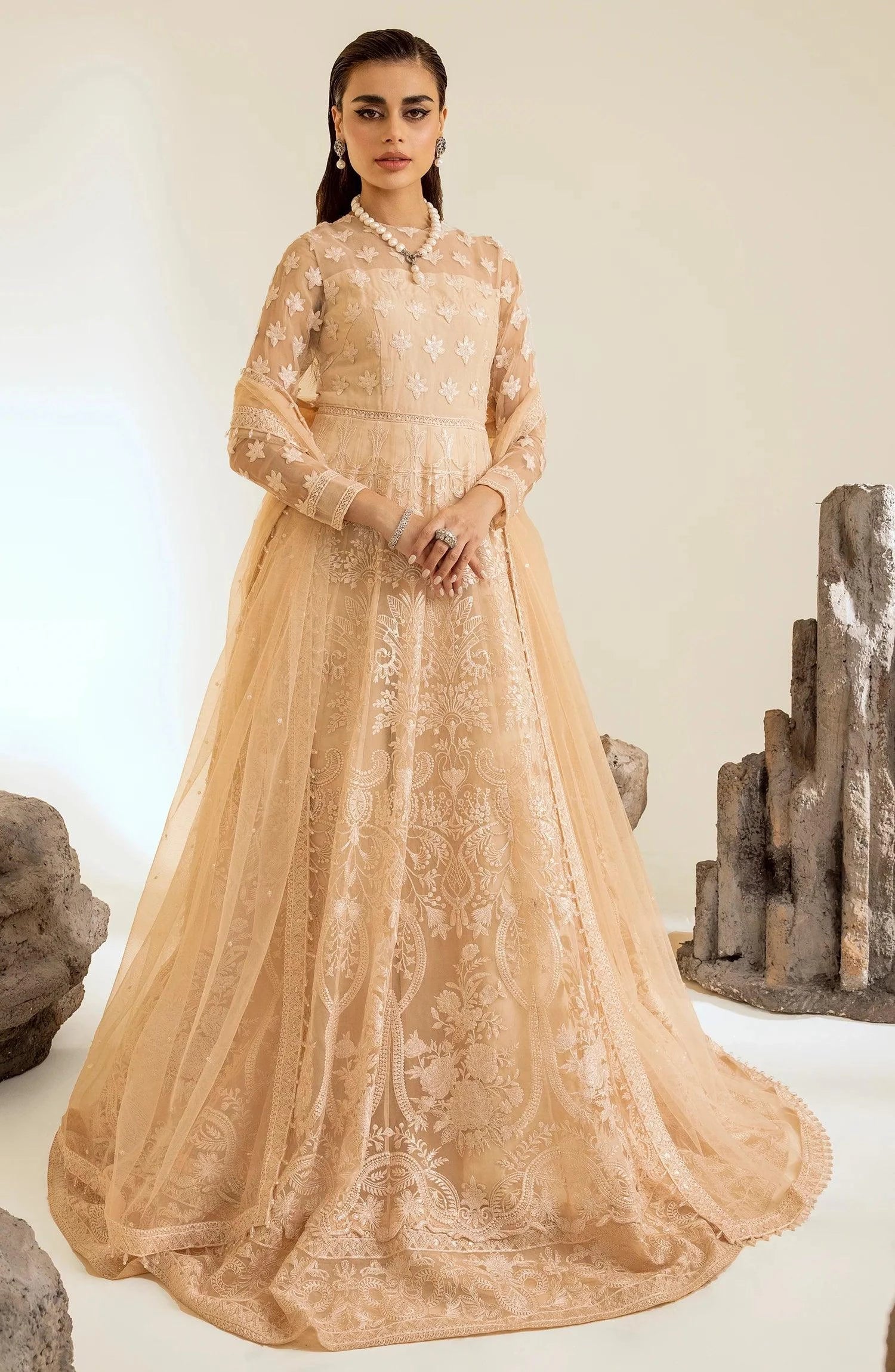Maryum N Maria | The Brides 23 | Dazzle LighT (MS23-539) - House Of Hania