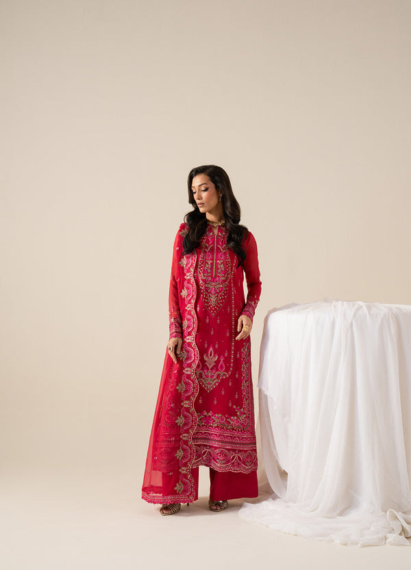 Maryum N Maria | Zaib Luxury | Embroirdered Chiffon ELLA - FS50131 - House Of Hania