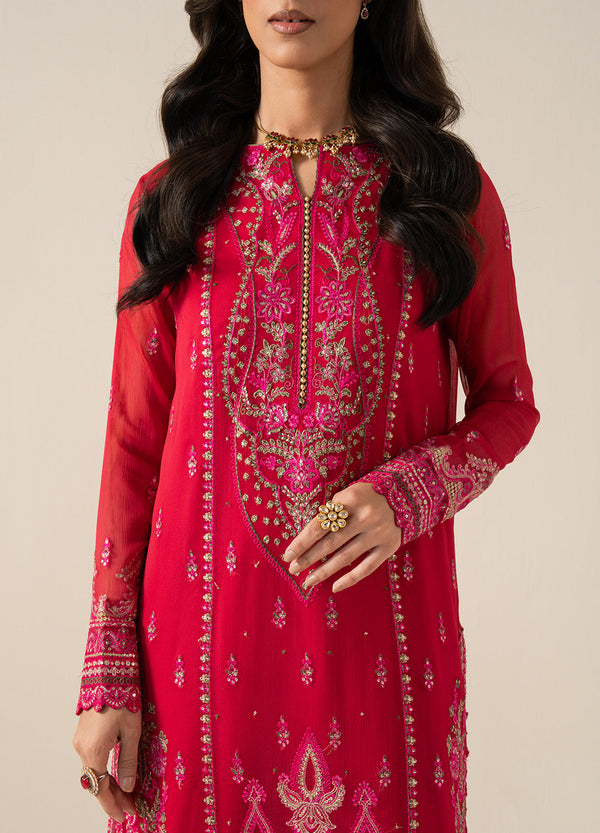 Maryum N Maria | Zaib Luxury | Embroirdered Chiffon ELLA - FS50131 - House Of Hania
