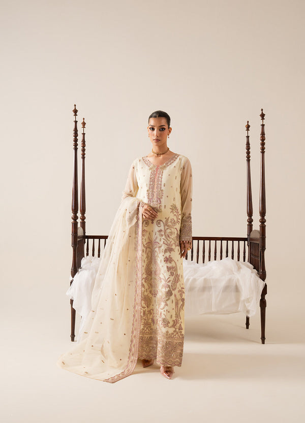 Maryum N Maria | Zaib Luxury |  Embroirdered Chiffon LILI - FS50128 - House Of Hania