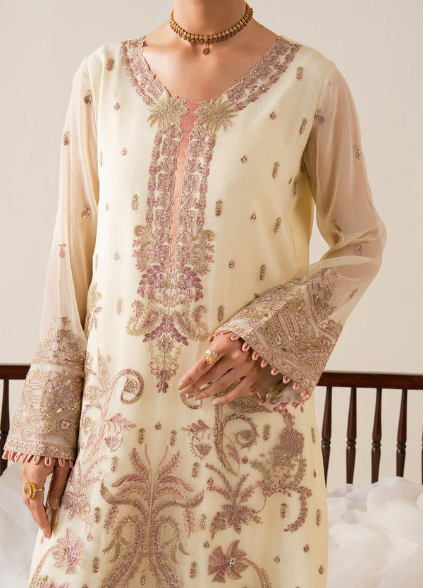 Maryum N Maria | Zaib Luxury |  Embroirdered Chiffon LILI - FS50128 - House Of Hania