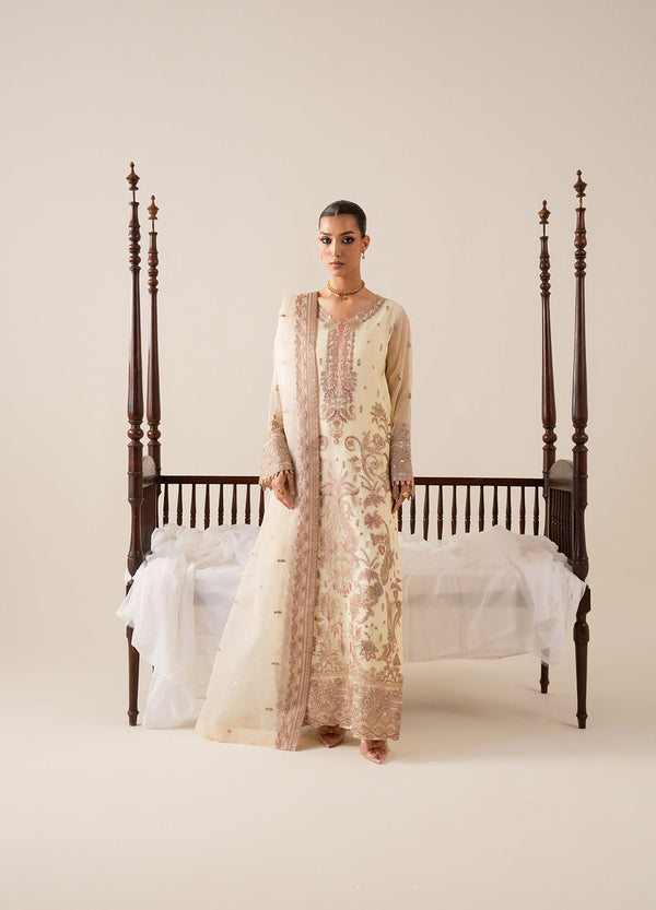 Maryum N Maria | Zaib Luxury |  Embroirdered Chiffon LILI - FS50128 - House Of Hania