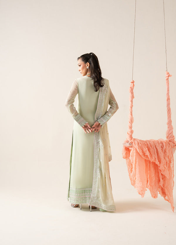 Maryum N Maria | Zaib Luxury |  Embroirdered Chiffon LOUISE - FS50130 - House Of Hania