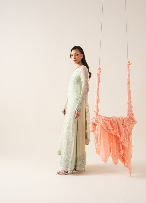 Maryum N Maria | Zaib Luxury |  Embroirdered Chiffon LOUISE - FS50130 - House Of Hania