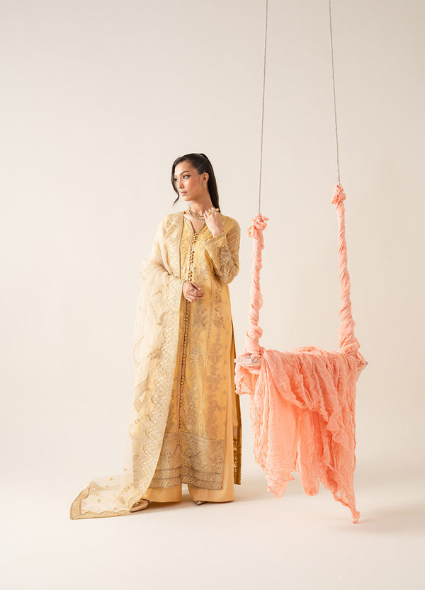 Maryum N Maria | Zaib Luxury | Embroirdered Chiffon LYA - FS50126 - House Of Hania