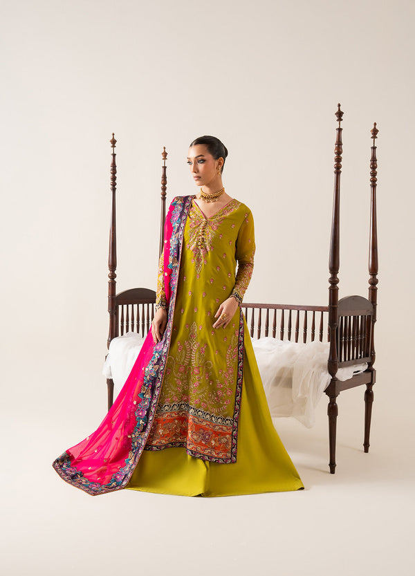 Maryum N Maria | Zaib Luxury |  Embroirdered Chiffon REINE - FS50134 - House Of Hania