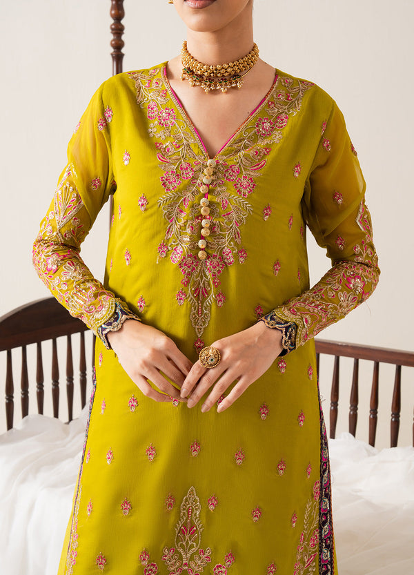 Maryum N Maria | Zaib Luxury |  Embroirdered Chiffon REINE - FS50134 - House Of Hania