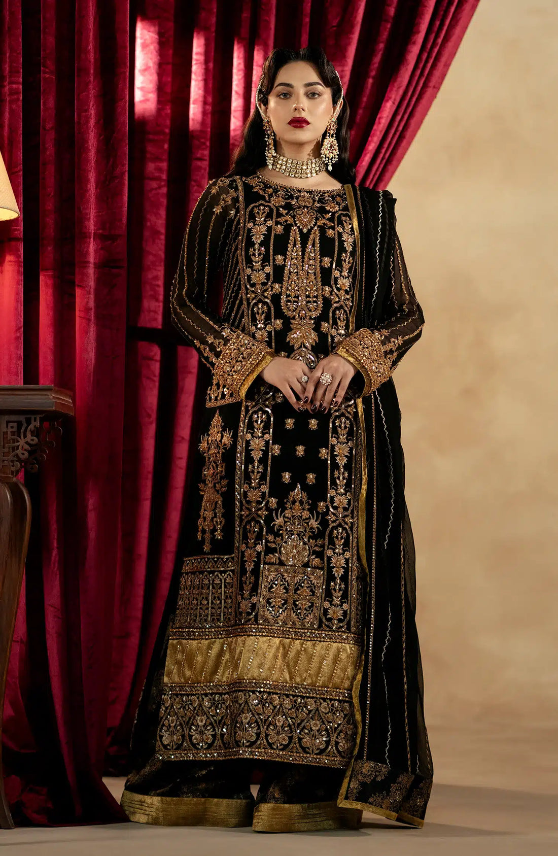 Maryum N Maria | Zamani Beghum Formals 23 | Amber-(MW23-519) - House Of Hania