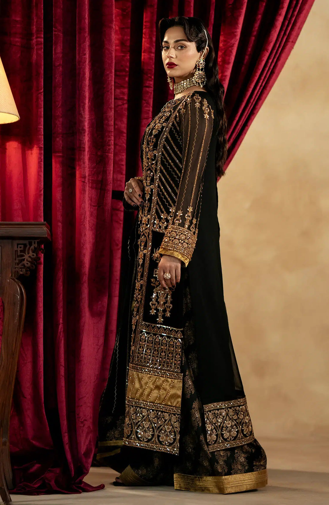 Maryum N Maria | Zamani Beghum Formals 23 | Amber-(MW23-519) - House Of Hania