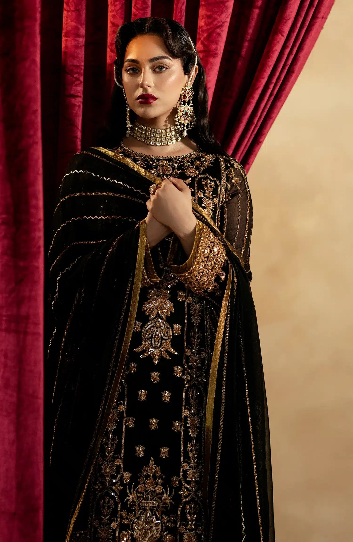 Maryum N Maria | Zamani Beghum Formals 23 | Amber-(MW23-519) - House Of Hania