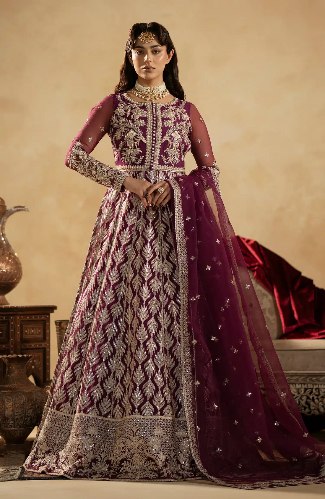 Maryum N Maria | Zamani Beghum Formals 23 | Ametyst-(MW23-512) - House Of Hania