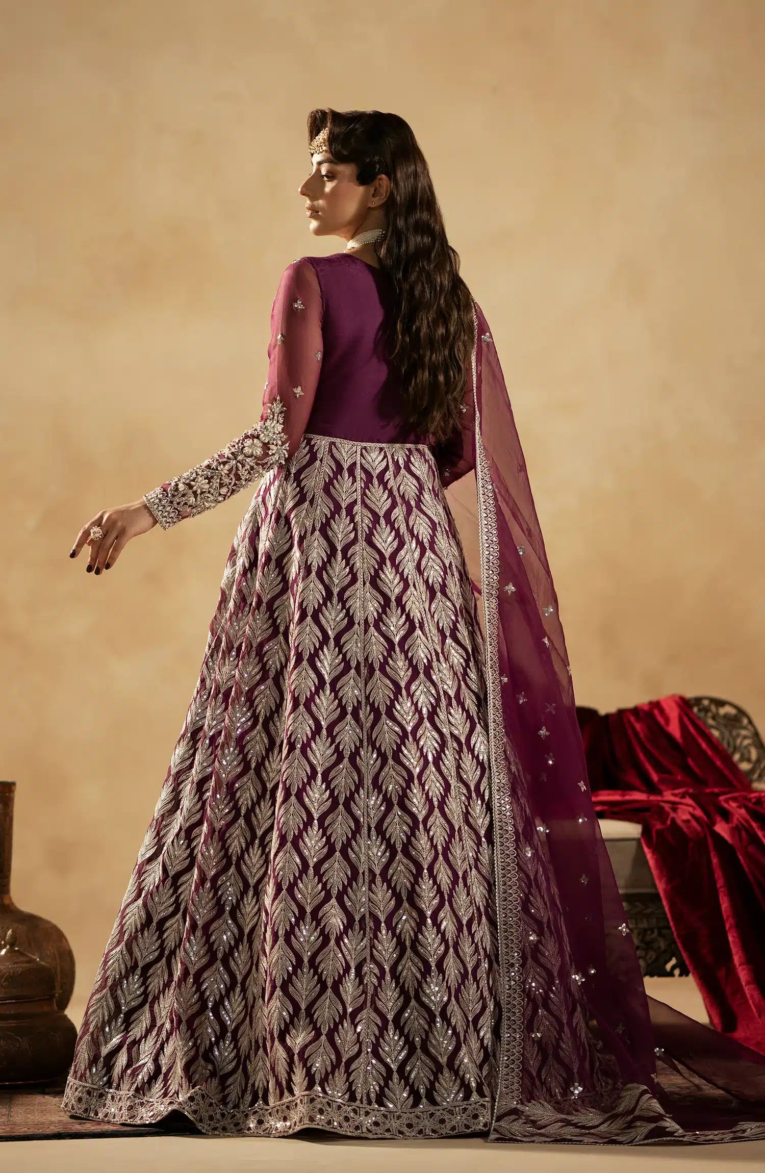 Maryum N Maria | Zamani Beghum Formals 23 | Ametyst-(MW23-512) - House Of Hania