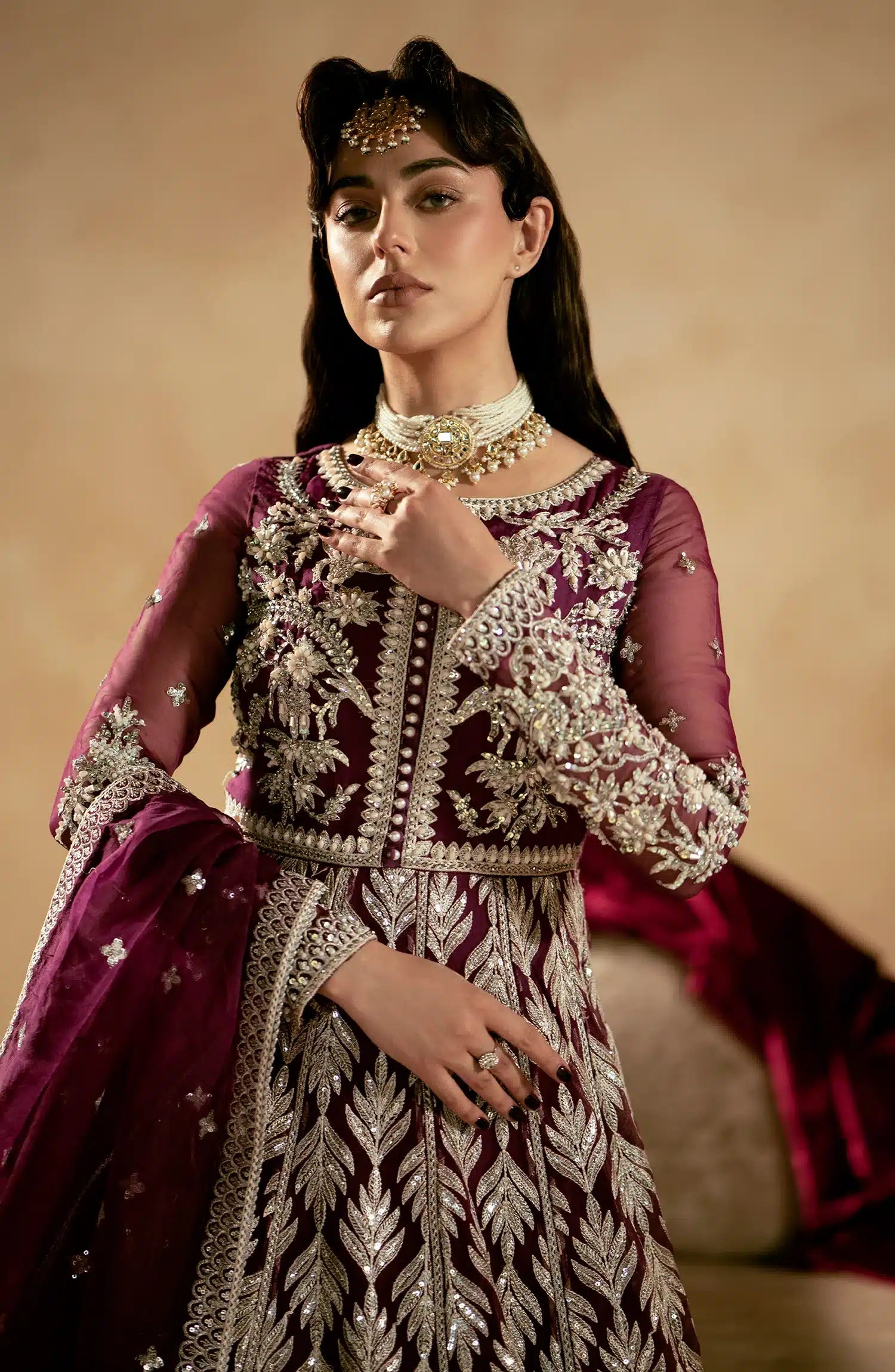 Maryum N Maria | Zamani Beghum Formals 23 | Ametyst-(MW23-512) - House Of Hania