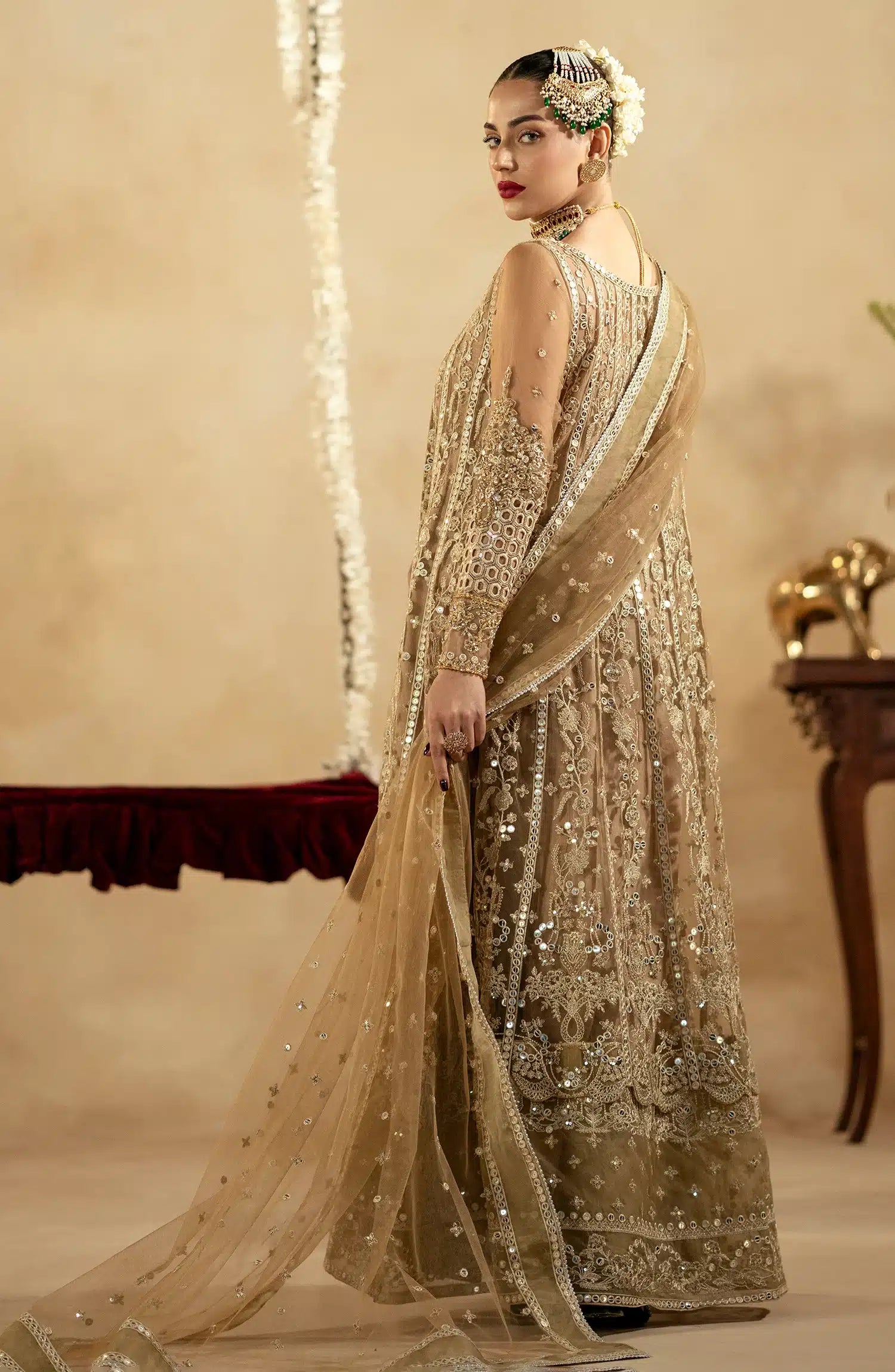 Maryum N Maria | Zamani Beghum Formals 23 | Crystal Quartz-(MW23-520) - House Of Hania