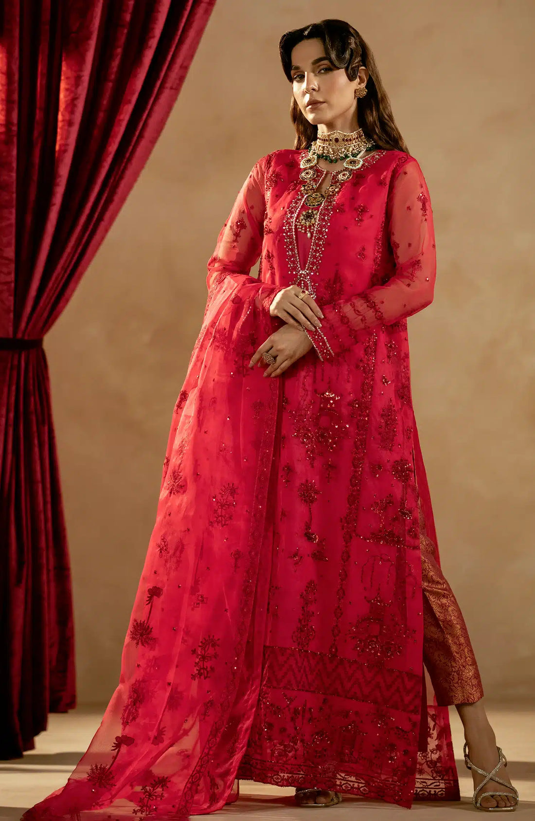 Maryum N Maria | Zamani Beghum Formals 23 | Tourmaline-(MW23-513) - House Of Hania