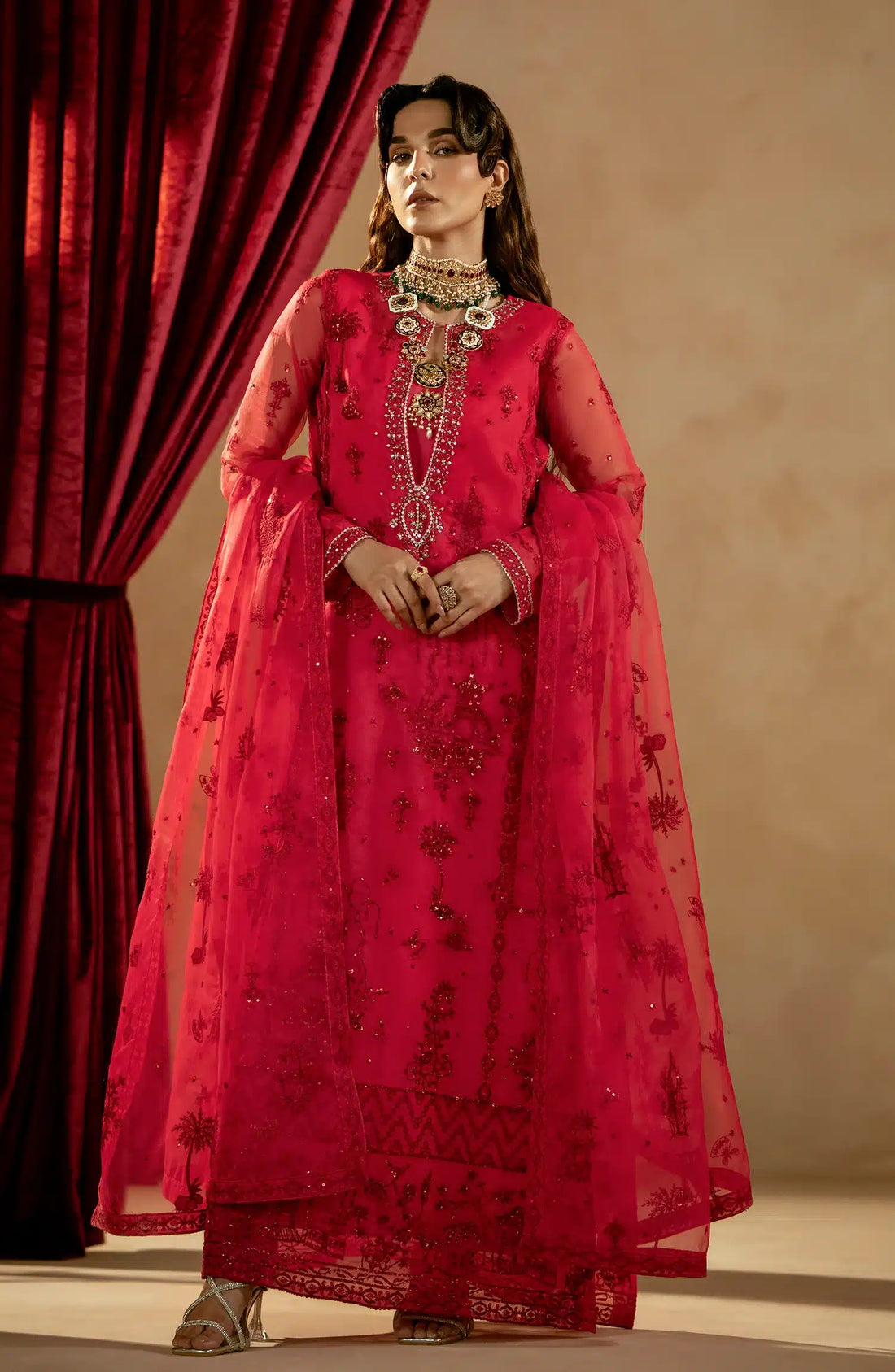 Maryum N Maria | Zamani Beghum Formals 23 | Tourmaline-(MW23-513) - House Of Hania