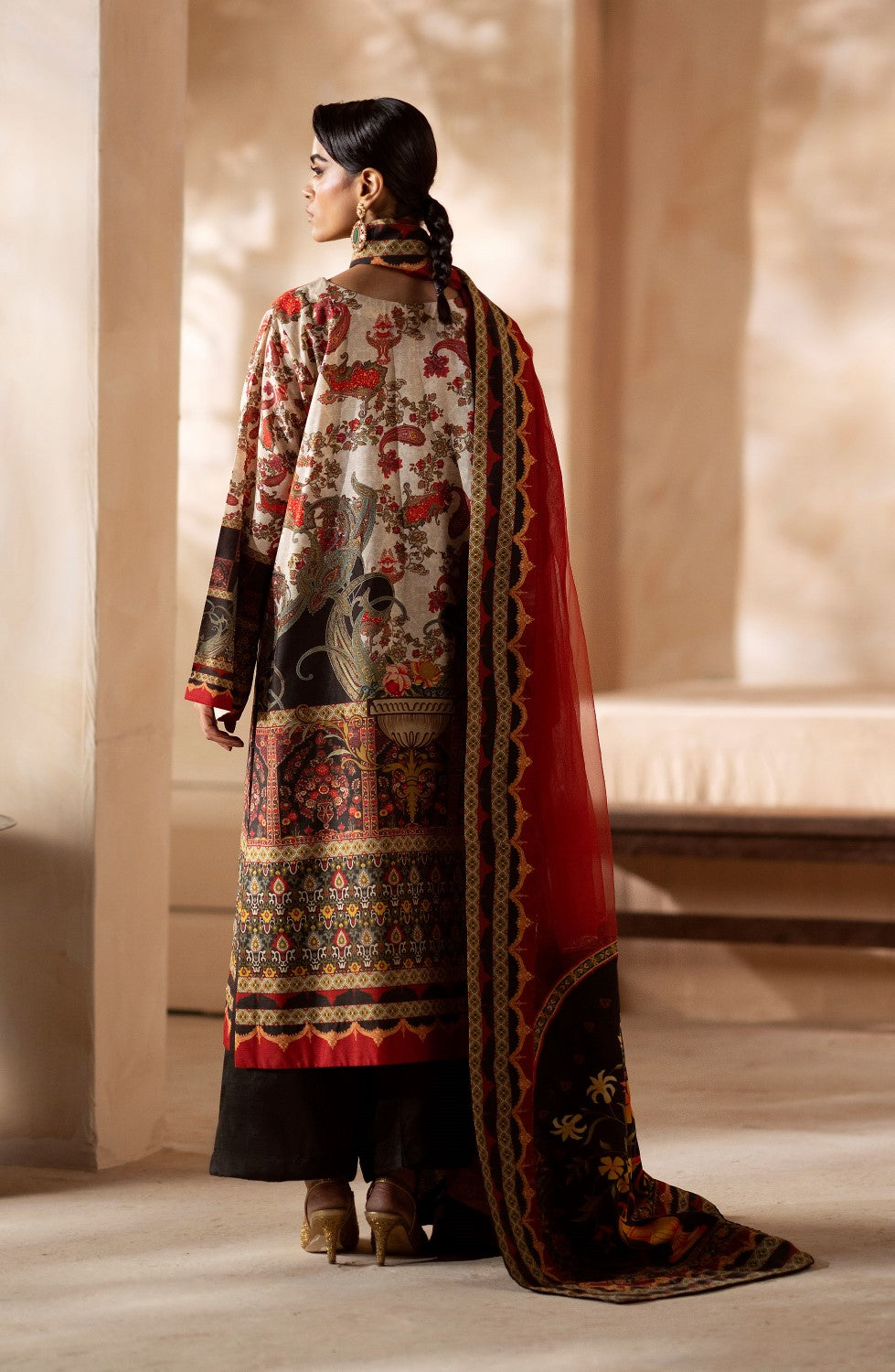 Maryum N Maria | Zeil Winter | SAMAIRA - MS40104 - House Of Hania