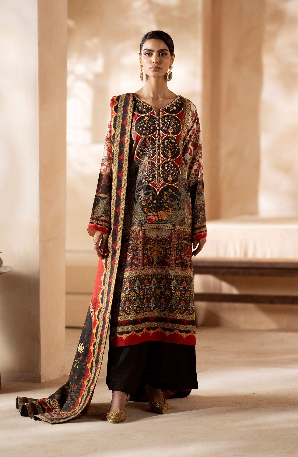 Maryum N Maria | Zeil Winter | SAMAIRA - MS40104 - House Of Hania