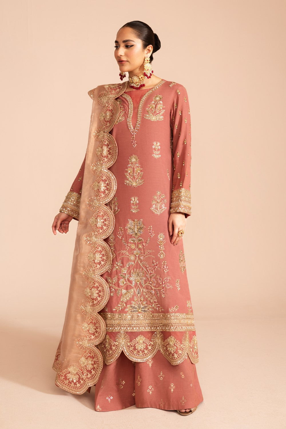 Maryum N Maria | Zircon Formals | FARIBA - MS40072 - House Of Hania