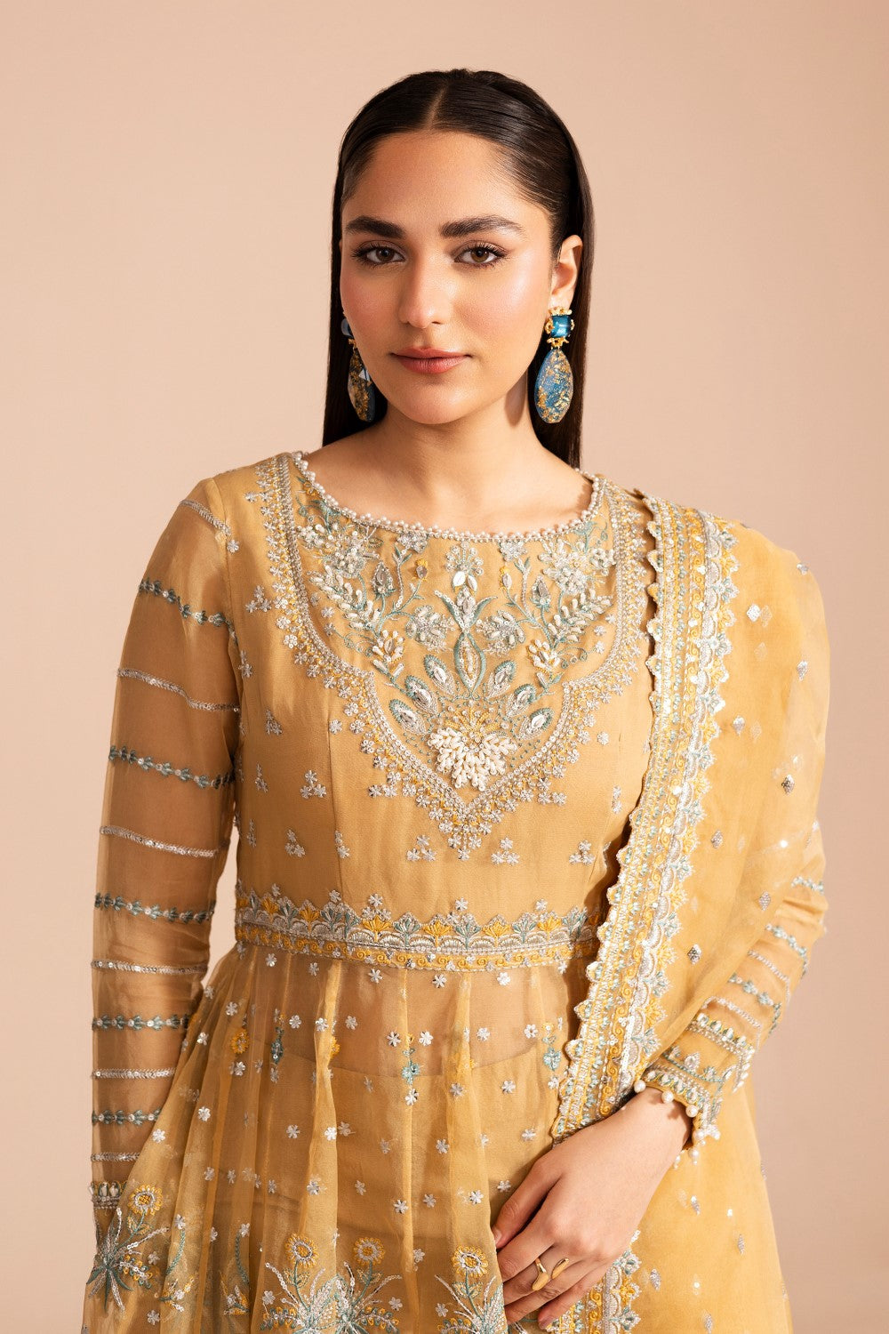 Maryum N Maria | Zircon Formals | JAHANANA - MS40074 - House Of Hania